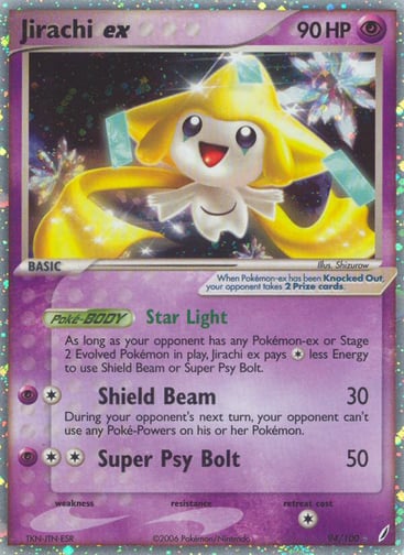 Jirachi ex 94/100 from Crystal Guardians