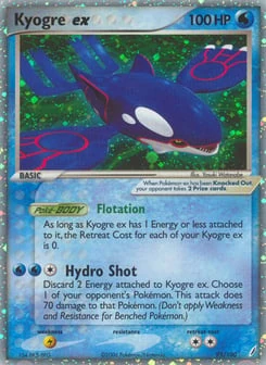 Kyogre ex 95/100, Crystal Guardians