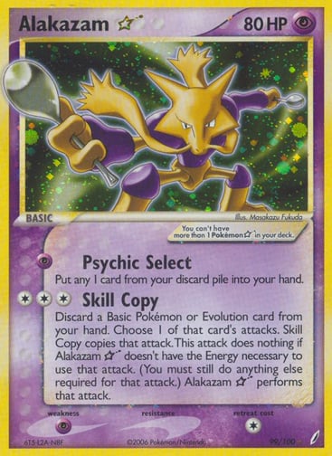 Alakazam ☆ 99/100 from Crystal Guardians