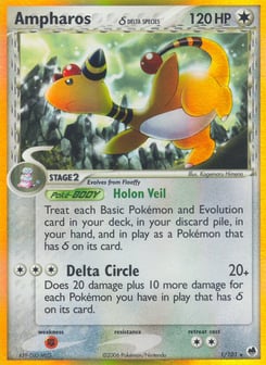 Ampharos δ 1/101, Dragon Frontiers