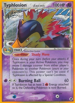 Typhlosion δ 12/101, Dragon Frontiers