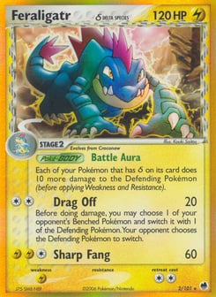 Feraligatr δ 2/101, Dragon Frontiers