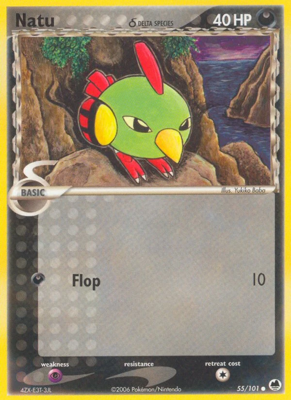 Natu δ 55/101, Dragon Frontiers Pokémon card