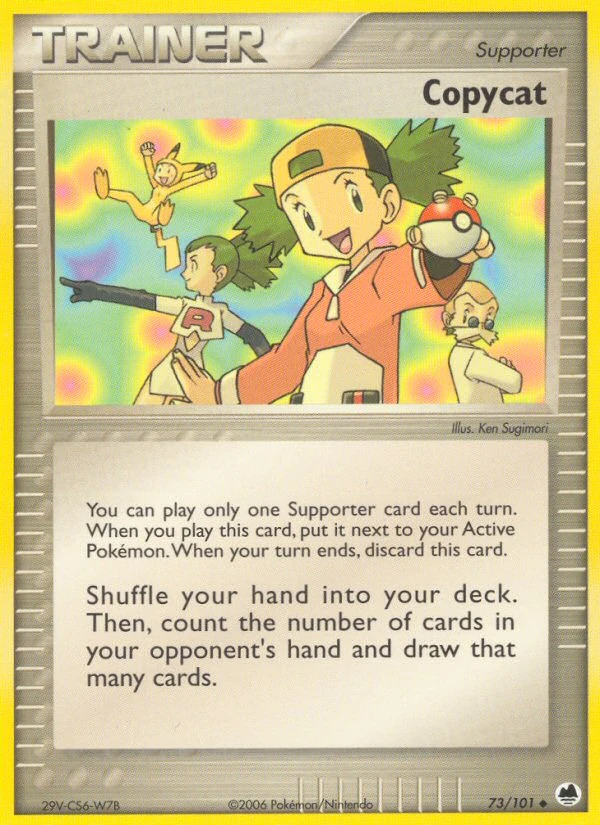 Copycat 73/101, Dragon Frontiers Pokémon card