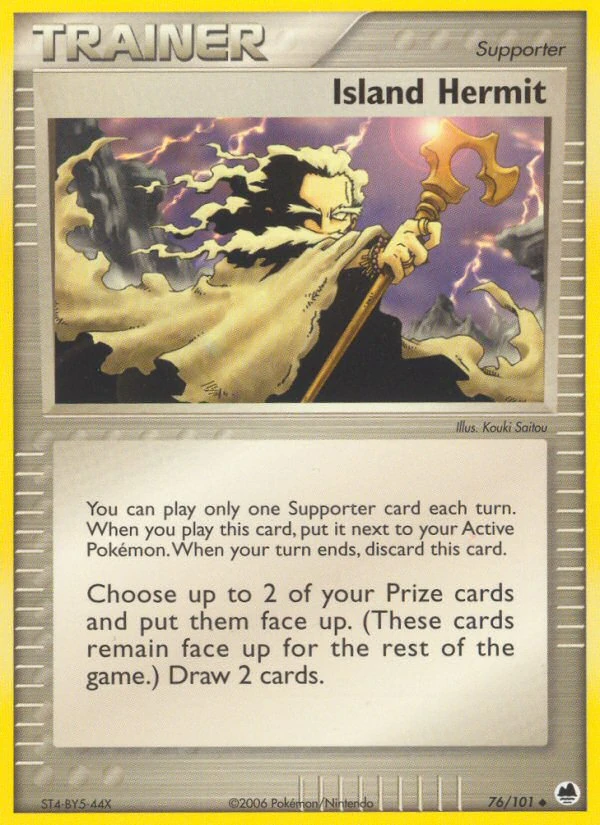 Island Hermit 76/101, Dragon Frontiers Pokémon card