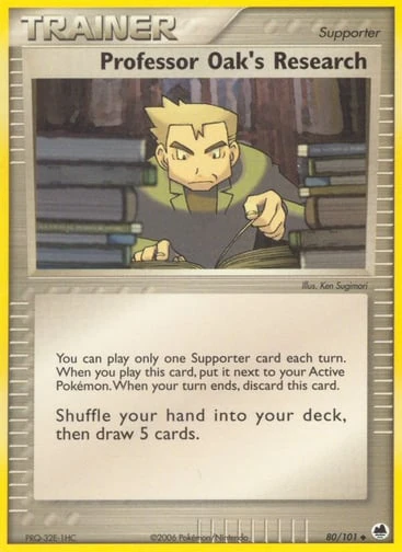 Professor Oak's Research 80/101 from Dragon Frontiers