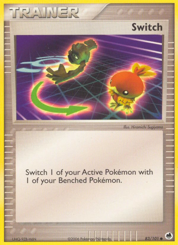 Switch 83/101, Dragon Frontiers Pokémon card