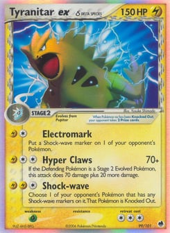 Tyranitar ex δ 99/101, Dragon Frontiers