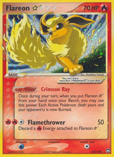 Flareon ☆ 100/108 from Power Keepers