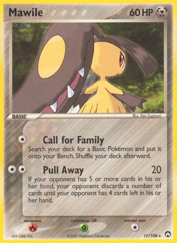 Mawile 17/108, Power Keepers Pokémon card