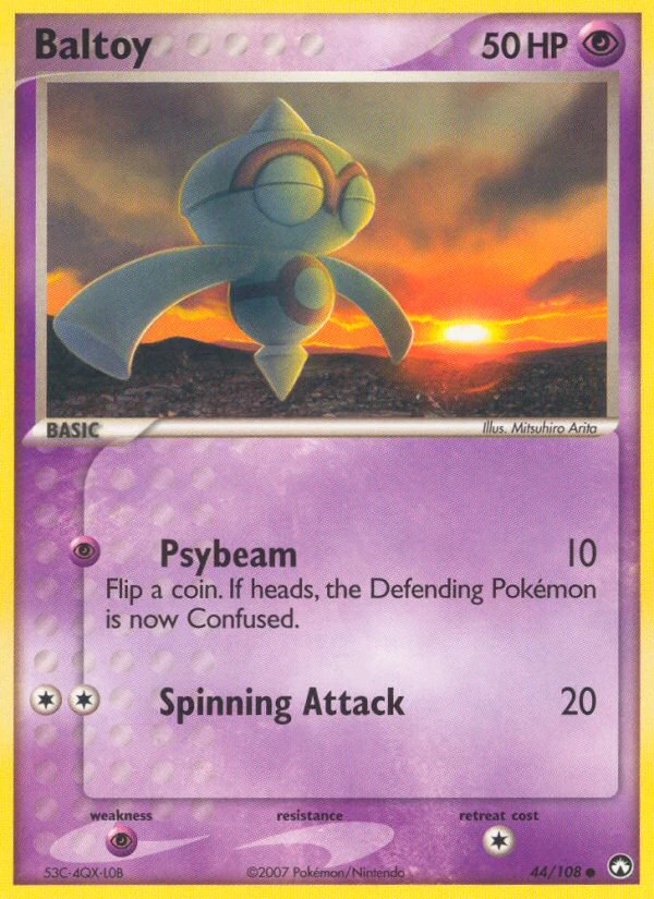 Baltoy 44/108, Power Keepers Pokémon card