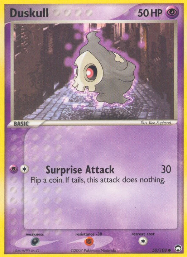 Duskull 50/108, Power Keepers Pokémon card