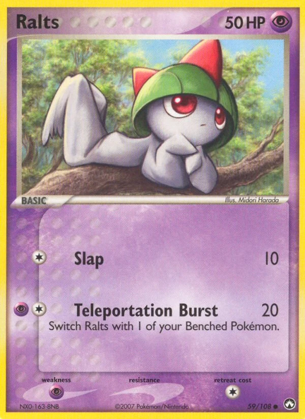 Ralts 59/108, Power Keepers Pokémon card