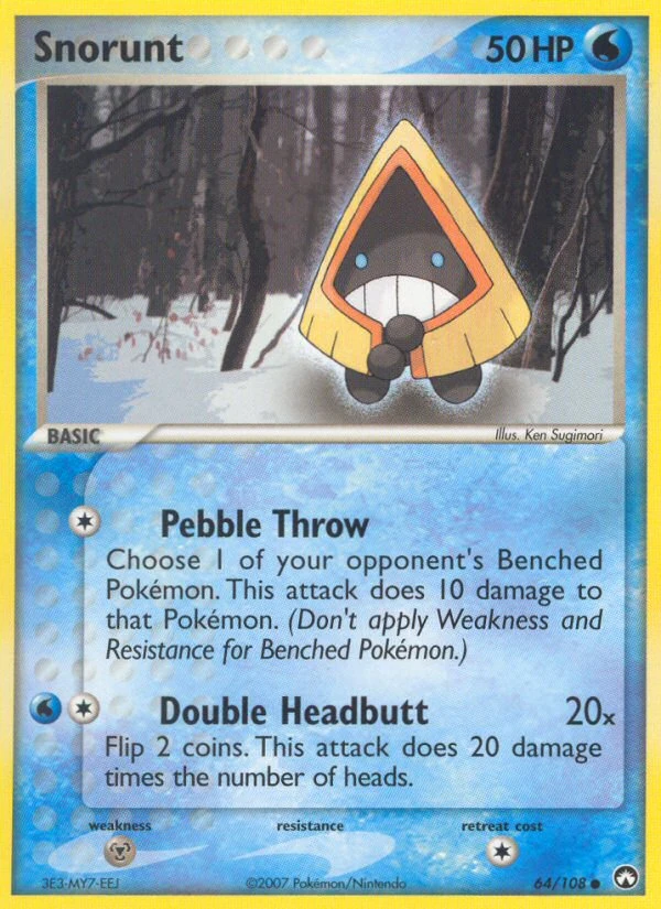 Snorunt 64/108, Power Keepers Pokémon card