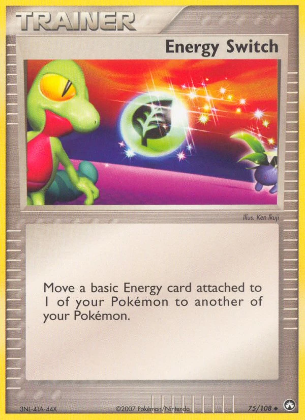 Energy Switch 75/108, Power Keepers Pokémon card