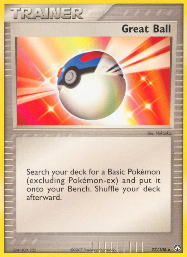 Great Ball 77/108, Power Keepers Pokémon card