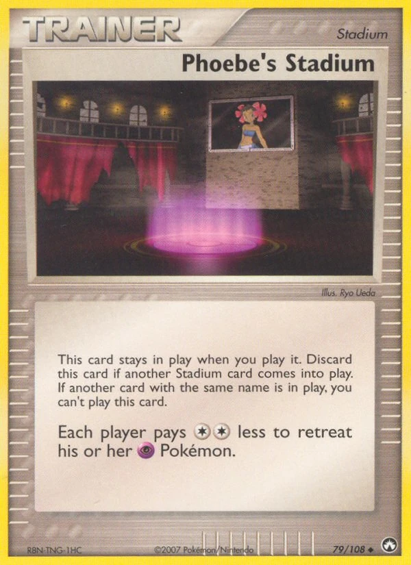 Phoebe's Stadium 79/108, Power Keepers Pokémon card