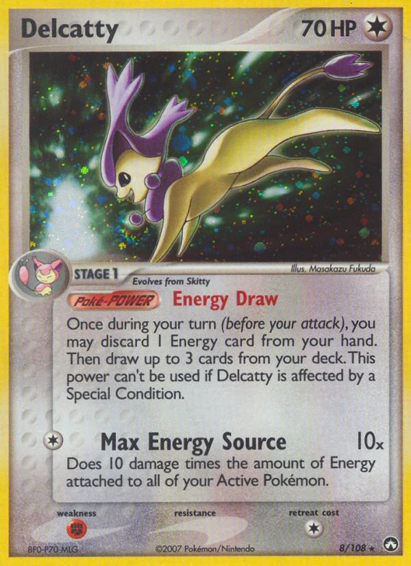 Delcatty 8/108, Power Keepers Pokémon card