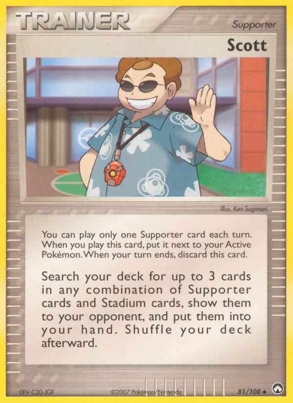Scott 81/108, Power Keepers Pokémon card