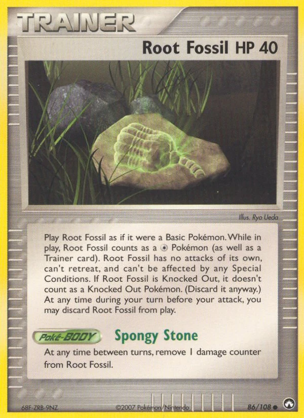 Root Fossil 86/108, Power Keepers Pokémon card