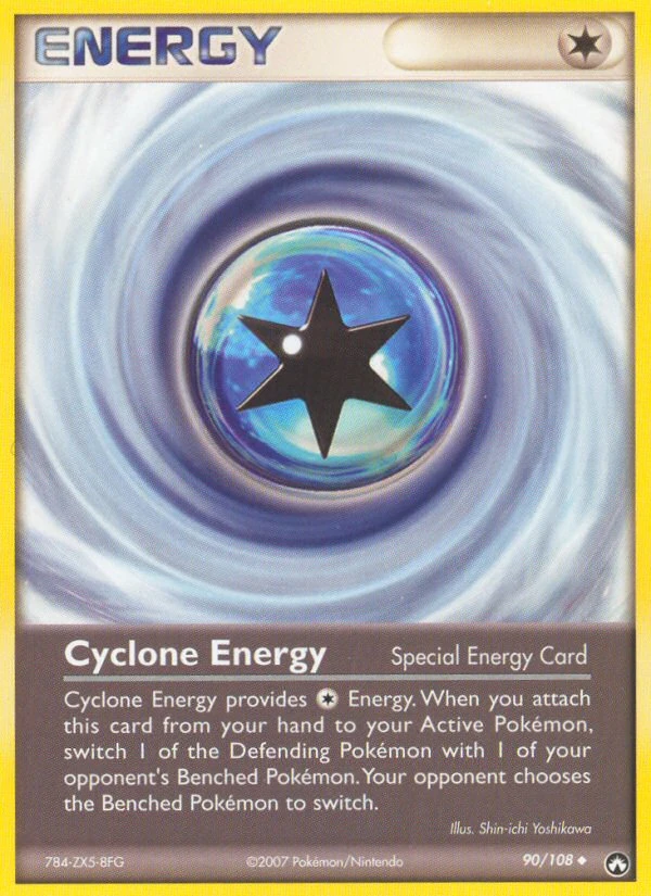 Cyclone Energy 90/108, Power Keepers Pokémon card