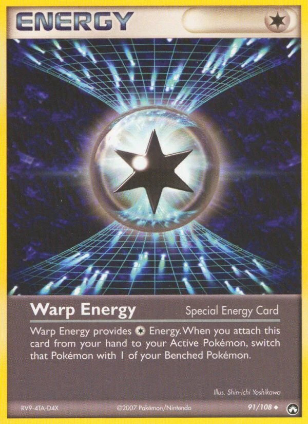 Warp Energy 91/108, Power Keepers Pokémon card