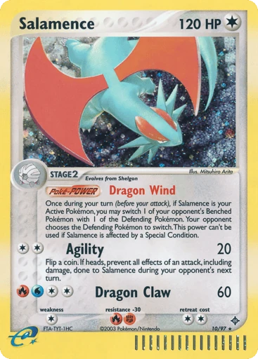 Salamence 10/97 from Dragon