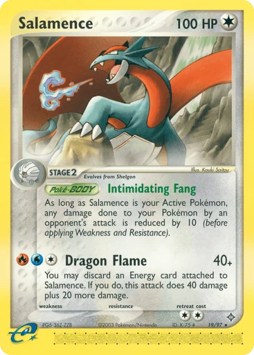 Salamence 19/97 from Dragon