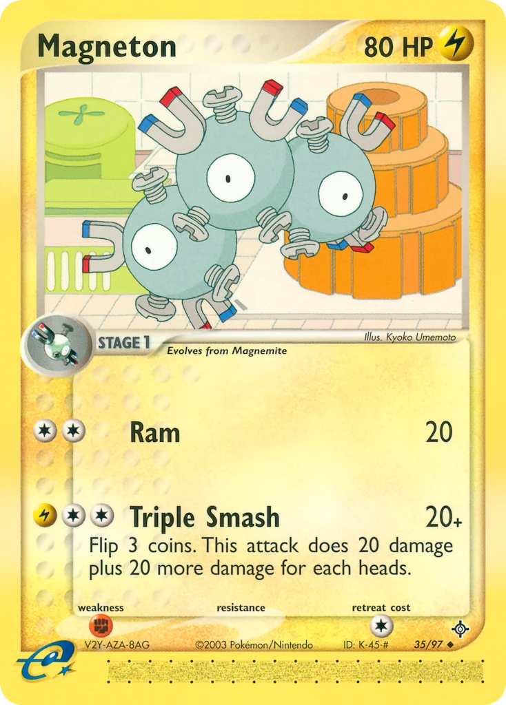 Magneton 35/97, Dragon Pokémon card