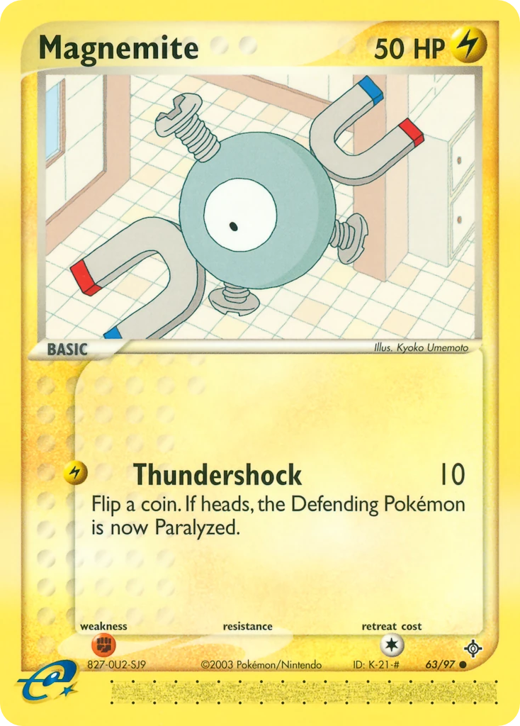Magnemite 63/97, Dragon Pokémon card