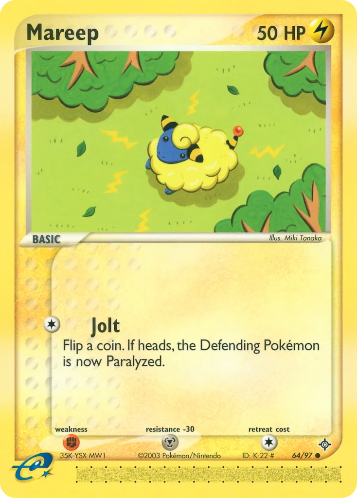 Mareep 64/97, Dragon Pokémon card