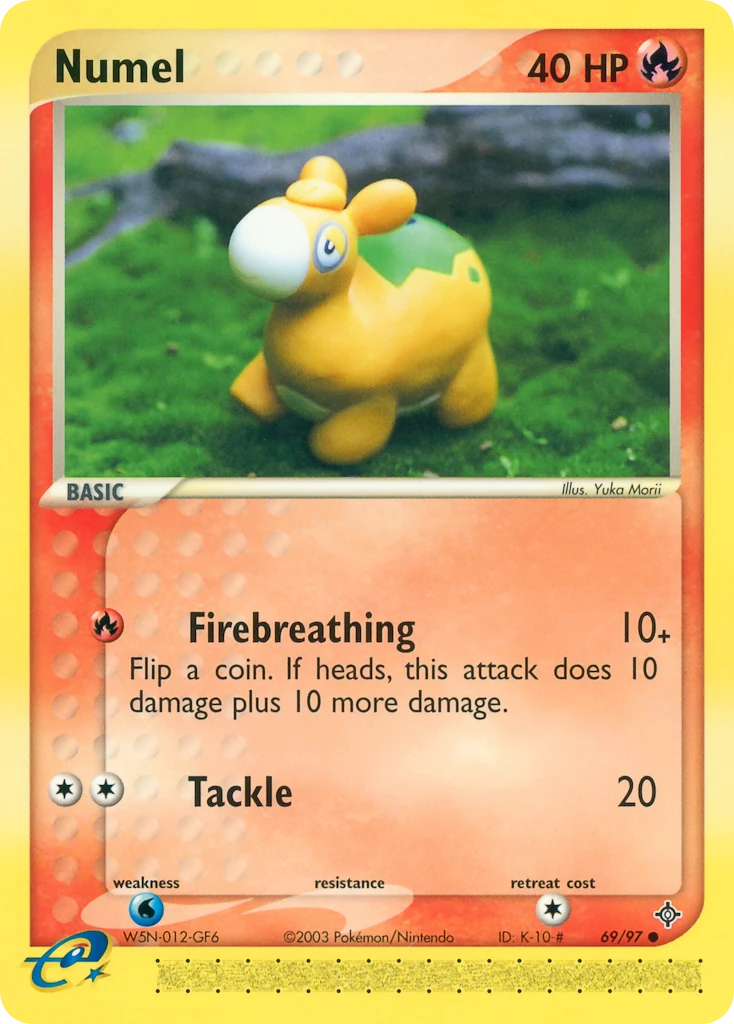 Numel 69/97, Dragon Pokémon card