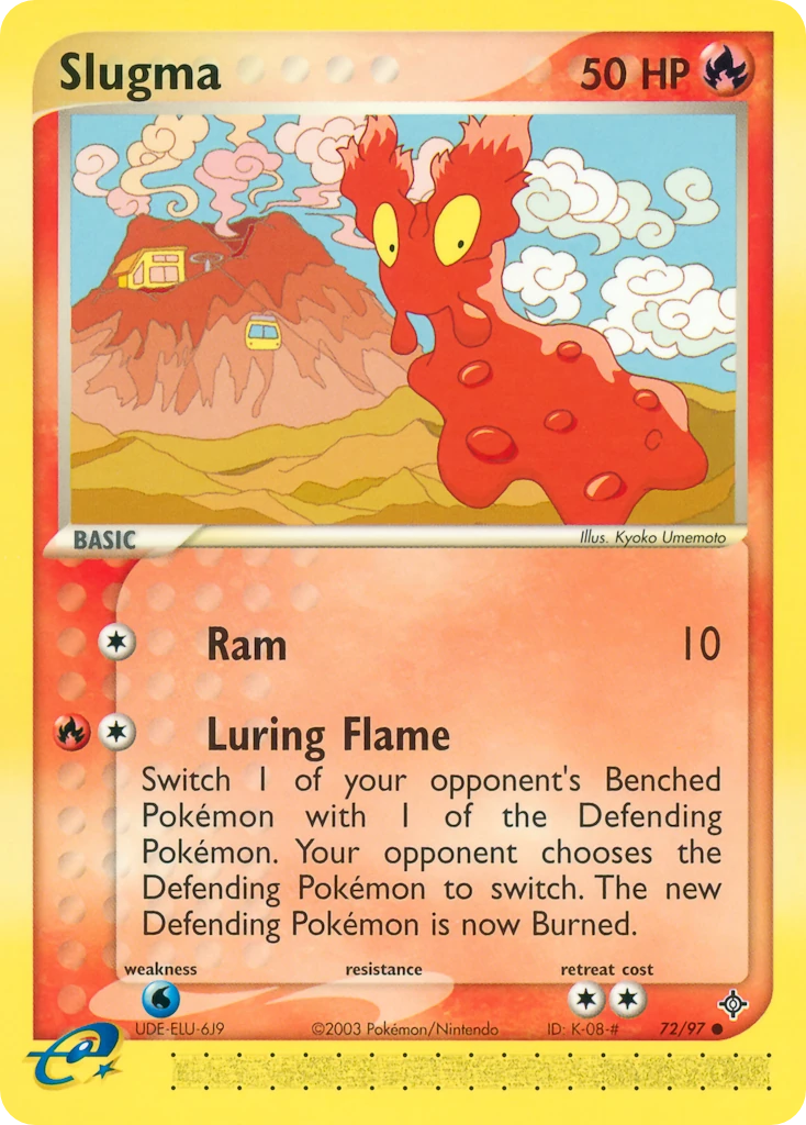 Slugma 72/97, Dragon Pokémon card