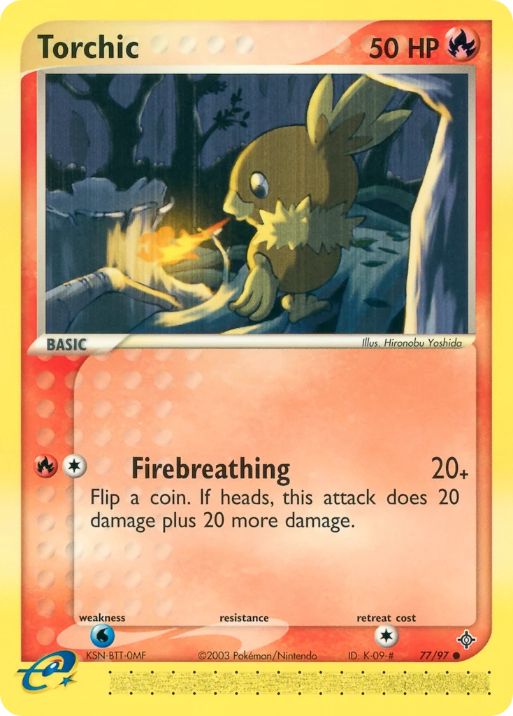Torchic 77/97, Dragon Pokémon card