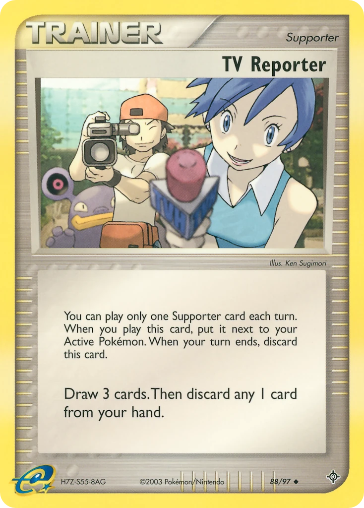TV Reporter 88/97, Dragon Pokémon card