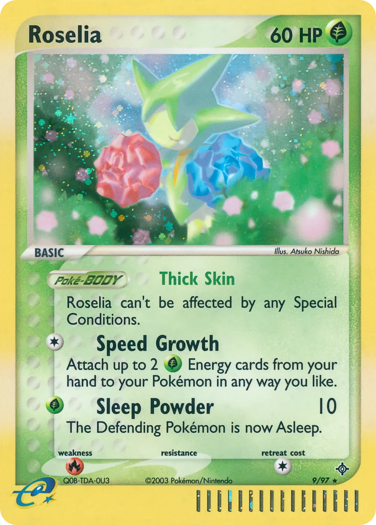 Roselia 9/97, Dragon Pokémon card