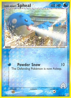 Team Aqua's Spheal 56/95, Team Magma vs Team Aqua