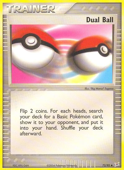 Dual Ball 72/95, Team Magma vs Team Aqua Pokémon card