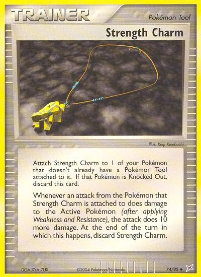 Strength Charm 74/95, Team Magma vs Team Aqua Pokémon card