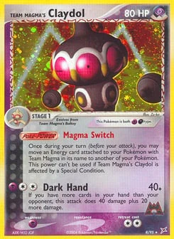 Team Magma's Claydol 8/95, Team Magma vs Team Aqua