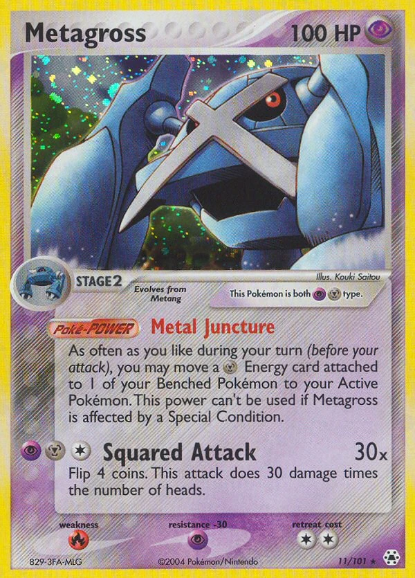 Metagross 11/101, Hidden Legends Pokémon card