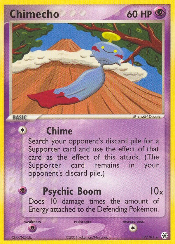 Chimecho 17/101, Hidden Legends Pokémon card