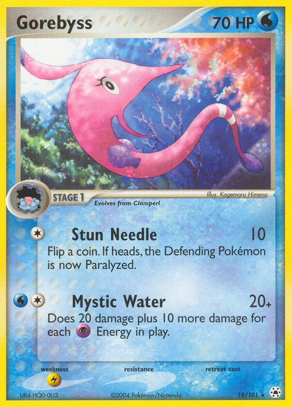 Gorebyss 18/101, Hidden Legends Pokémon card