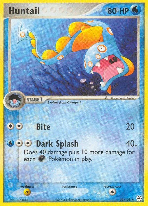 Huntail 19/101, Hidden Legends Pokémon card