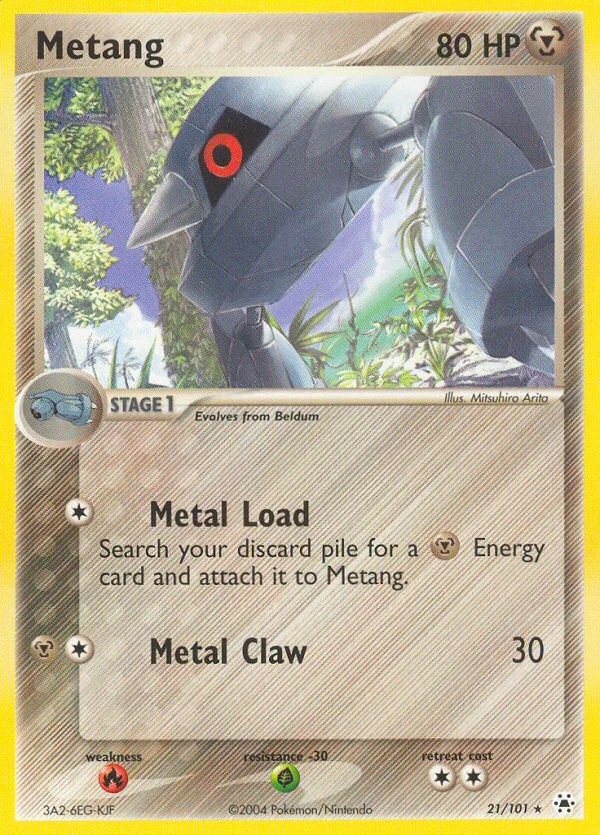 Metang 21/101, Hidden Legends Pokémon card