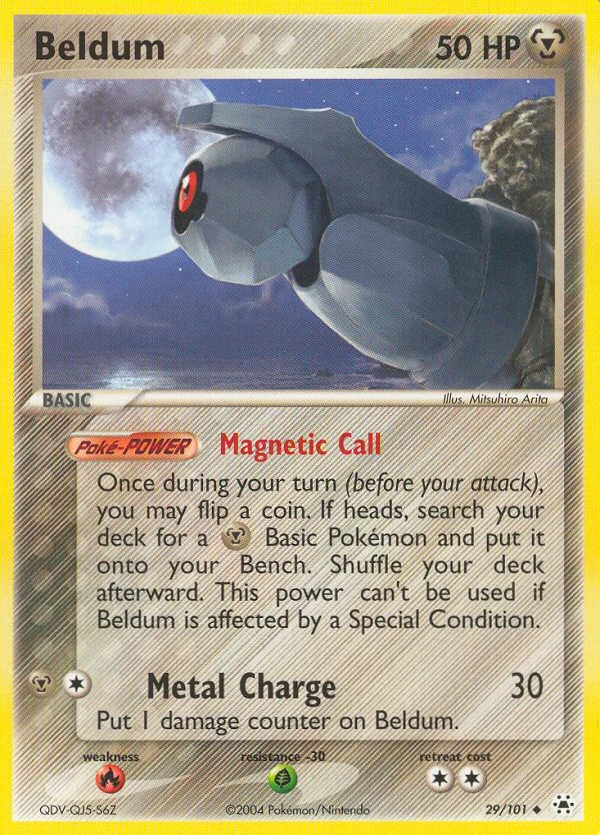 Beldum 29/101, Hidden Legends Pokémon card