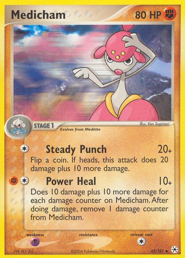 Medicham 42/101, Hidden Legends Pokémon card