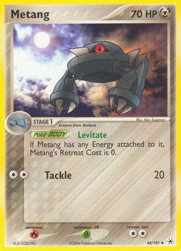 Metang 44/101, Hidden Legends Pokémon card