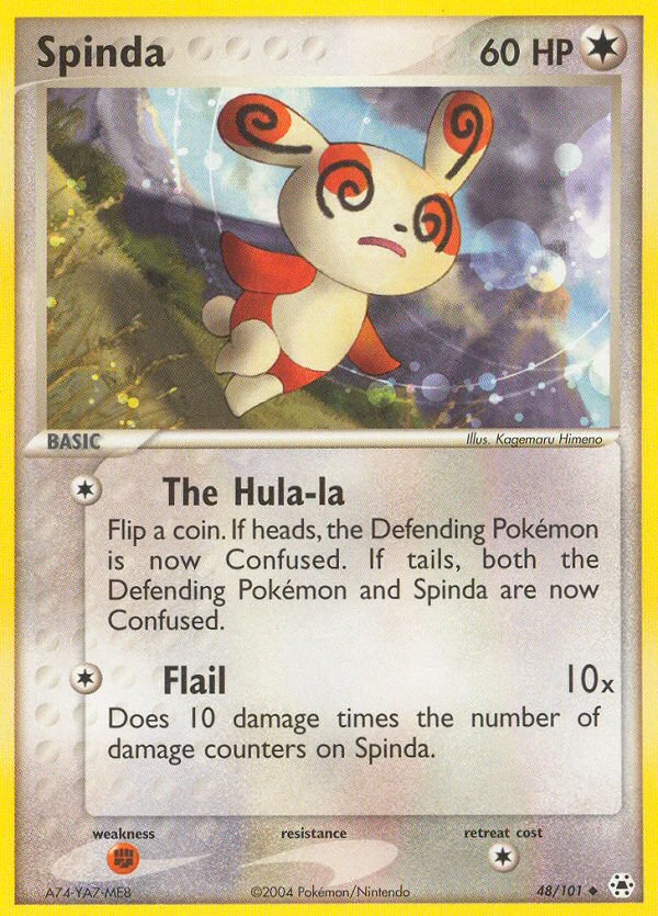 Spinda 48/101, Hidden Legends Pokémon card