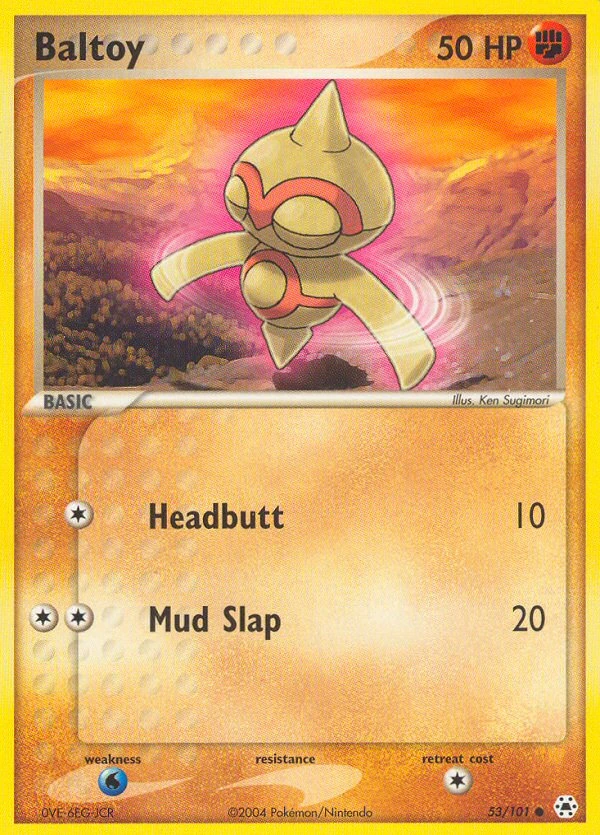 Baltoy 53/101, Hidden Legends Pokémon card
